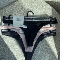 Underwear Calvin Klein Women's Cotton Stretch 3-Pack Thong QP25740 001