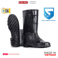 Ủng Bảo Hộ Lao Động Thùy Dương Đen, Xanh, Trắng Safety Chống Nước, Dầu, Trơn Trượt Bảo Vệ Chân - SAFEMALL Chính Hãng