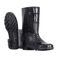 Ủng Cao Su, Ủng Đi Mưa Chống Nước Màu Đen - BaHoLaDo.Com