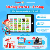 Ứng dụng Tiếng Anh toàn diện 4 kỹ năng cho trẻ 2-10 tuổi - Gói Monkey Stories 6 tháng