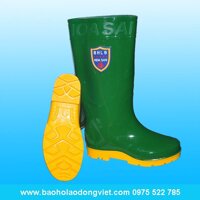 ủng màu xanh bộ đội đế vàng