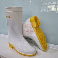 Ủng nhựa trắng đế vàng Thùy Dương 287