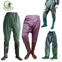 Ủng quần lội nước câu cá đến bụng, ủng liền quần làm ruộng - màu ngẫu nhiên