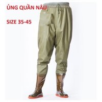 Ủng quần lội nước đến bụng size 36-44, quần ủng bảo hộ lao động, ủng câu cá, ủng lội nước