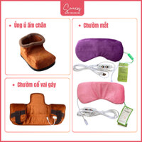 Ủng sưởi ấm chân ngải cứu, Túi chườm mắt, vai gáy thảo dược nội địa Trung giúp giữ ấm và thư giãn