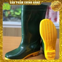 Ủng thùy dương màu xanh rêu đế vàng - chống thấm nước, chống trượt tốt - Giá tốt, chất lượng, được trả hàng
