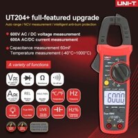 Uni-t UT201 + UT202 + UT202A + UT203 + UT204 + 400-600A Đồng hồ đo kẹp kỹ thuật số Đồng hồ đo dòng điện áp Mô hình bán chạy