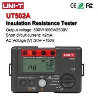 Uni-t UT501A UT501C UT502A UT502A UT502C Máy kiểm tra điện trở cách nhiệt 1000V 2500V Megohmmeter Ohm Tester Vôn kế kỹ thuật số Ohmmeter