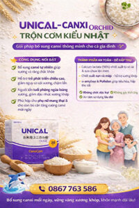 UNICAL – CANXI trộn cơm kiểu nhật ORCHID