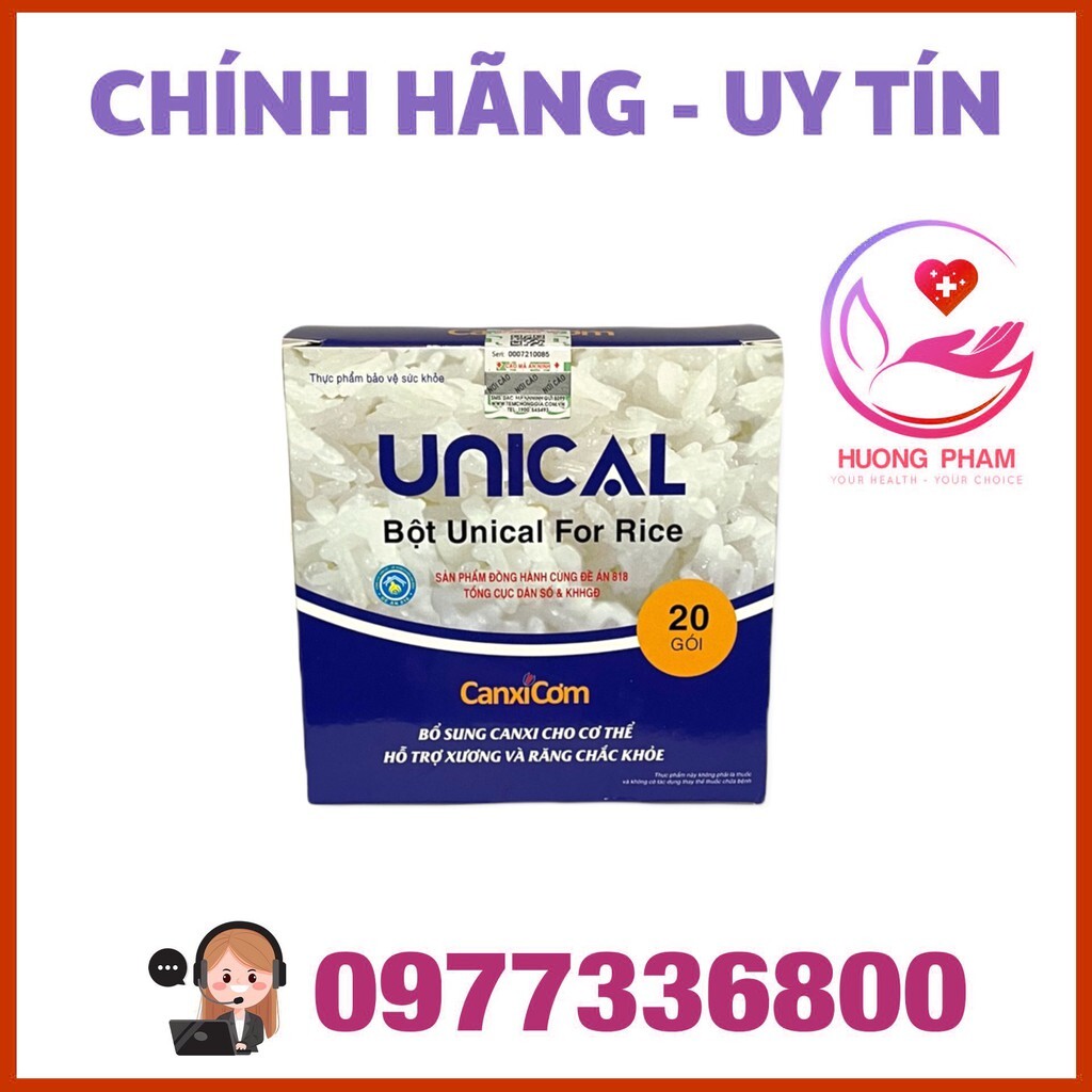 Unical for rice - Thực phẩm chức năng tăng chiều cao số 1 tại Nhật Bản