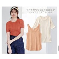 UNIQLO - Áo thun tăm tay lỡ
