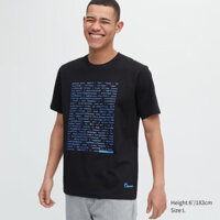 Uniqlo Áo Thun Tay Ngắn In Chữ PEACE FOR ALL Roger Federer Cá Tính Cho Nam Và Nữ 512354