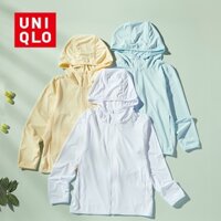 Uniqlo Chống Nắng Trẻ Em Mùa Hè 2023 Mới UPF50 + Chống Tia UV Co Giãn Mặc Thể Thao Áo Gió Áo Chống Nắng Áo Khoác