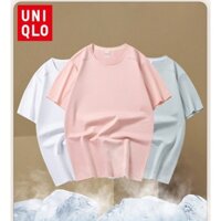 Uniqlo M- 5XL Thời Trang Khô Phù Hợp Với Phòng Tập Gym Áo Sơ Mi Mỏng Nữ Tay Ngắn Mùa Hè