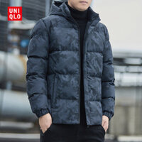 Uniqlo Nam M-5XL Chất Lượng Cotton Đệm Áo Khoác Ngoài Trời Thoải Mái Ấm Áp Chống Gió Áo Khoác Thu Đông Mới UNIQlo |2306n