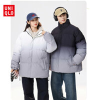 Uniqlo Nam Nữ M-3XL Áo Khoác Đệm Cotton Cao Cấp Mềm Mại Ấm Áp Chống Gió Đứng Cổ Áo Xu Hướng Thường Ngày Xuống Áo Khoác | Áo khoác
