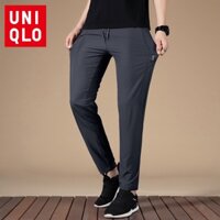 Uniqlo Nam Quần Dài Thời Trang Mùa Đông Khô Phù Hợp Với Thể Dục Thể Thao Tập Gym Quần Jogger