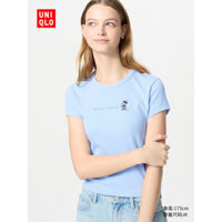 Uniqlo Nữ MAGICFORALLICONS In Hình Áo Thun Ngắn Tay Phong Cách Ngắn 477488