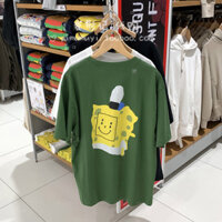 Uniqlo Quần Áo Nam Nữ Cặp Đôi Cha Mẹ Con SpongeBob SquarePants In Hình Áo Thun Tay Ngắn Thường Ngày Đa Năng 477913