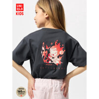 Uniqlo Quần Áo Trẻ Em Bé Gái UT POP MART In Hình Áo Thun Ngắn Tay POP MART Đốt Bóng474765
