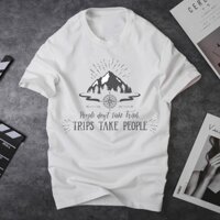 [UNISEX] Áo Thun Cotton Form Rộng Travel