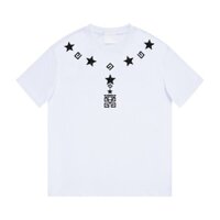 Unisex cặp đôi thời trang ngắn tay g thời trang giải trí logo in t-shirt cổ áo nhãn + thẻ treo