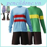 Unisex Frisk Undertale Chara Cosplay Trang Phục Với Khâu Hoàn Hảo Và Vải Chất Lượng Cao