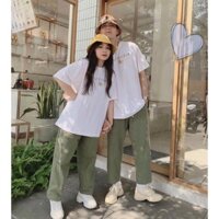 UNISEX - KAKI PANTS - QUẦN KAKI MÀU XANH RÊU - QUẦN KAKI TRƠN NAM NỮ UNISEX