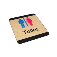 Unisex Nam Nữ Nhà Vệ Sinh Dấu Hiệu Với Băng Hai Mặt 3M