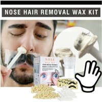 Unisex Nose Ear Hair Removal Wax Kit Nostril Painless & Easy Remove Nasal Waxing