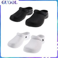 Unisex Nữ Slip On Work Clog Chống Trượt Bệnh Viện Điều Dưỡng Nhà Bếp Đầu Bếp Giày