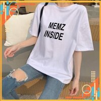 Unisex siêu đẹp Áo Thun Tay Lỡ In Memz Inside ATIN06