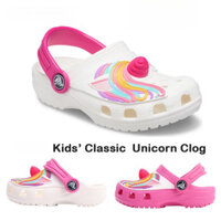 Unisex Trẻ Em Crocs Kỳ Lân Clog Dép Tập Đi Cổ Điển Clog Sandal Chống Trơn Trượt Ngoài Trời Dép Bé Trai Và Bé Gái