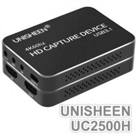 Unisheen UC2500H USB-C 3.0  Capture Card 4K HDMI Video - Chính hãng