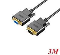 Unitek 27105 Y-C708ABK 3M Cáp Com 9 pin Rs232 nối dài extension