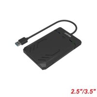 Unitek 28504 Y-3036 Usb 3.1 To Sata6G 2.5 Inch Hdd-Ssd Hard Disk Enclosure Hộp Đựng Ổ Cứng Màu Đen