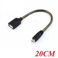 Unitek 95222 Y-C438 20CM Cáp Usb Otg 2.0 To Micro Usb