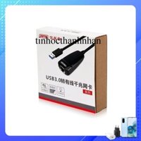 Unitek Cáp chuyển USB 3.0 sang mạng LAN Unitek Y3461 tốc độ 10/100/1000Mps, 1 Gigabyte, màu đen dài 20cm