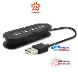 Bộ chia cổng usb 2.0 ra 4 cổng có sạc điện thoại chính hãng Unitek