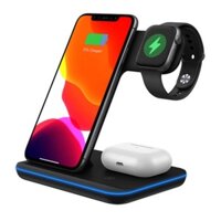 Universal 15W Fast Cargador inalambrico wireless charging station 3 in 1 wireless charger for all smart phones MT-Z5