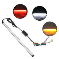 Universal for Car/Motorcycle 12-24V 30/45CM LED Signal Turn Lights Decoration Strip Flow Water