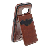 Universal Multifunction PU Leather Magnetic Buckle Phone Case Card Holder for Samsung Galaxy S7