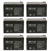 Universal Power Group APC Back-UPS ES BE750BB Replacement UPS Battery 12V 12Ah F2-6 Pack