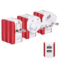 Universal Travel Wall Charger LED Mobile Phone 2 Ports USB Charger Fast Charging 5V 2.4A Power Adapter