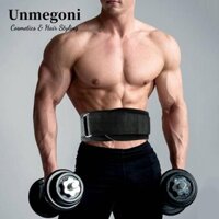 Unmegoni Hỗ trợ lưng Cân tạ tạ màu xanh đen có thể điều chỉnh