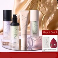 UNNY CLUB Kem nền dưỡng ẩm lỗ chân lông kem lót trang điểm kem lót che khuyết điểm bb cream