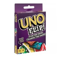 Uno FLIP UNO DOS Cùng Series Board Game Card Classic Card Game Phiên bản tiêu chuẩn Sản xuất giấy tráng