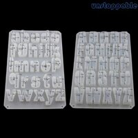 Unstop * Bảng Chữ Cái Nhựa Khuôn Silicon Chữ Cho Nhựa Epoxy Khuôn Làm Thủ Công