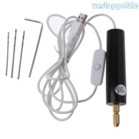 Unstop * Máy khoan điện Mini Máy khoan cầm tay Bộ dụng cụ làm đồ trang sức bằng nhựa Epoxy Dụng cụ thủ công Dụng cụ tuốc nơ vít cắm USB 5V