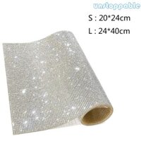 Unstop * Nhãn dán tự dính DIY Bling Crystal Sticker Trang trí phù hợp cho quần áo ô tô